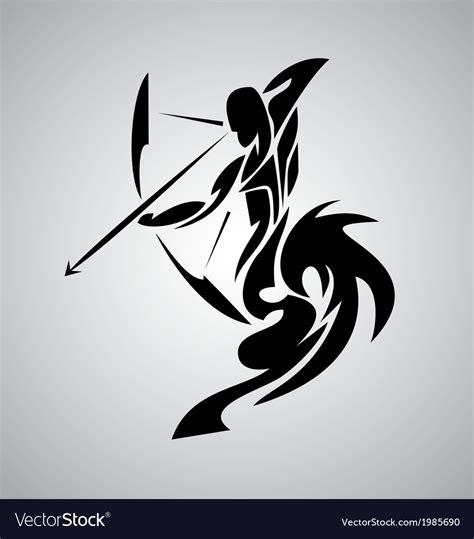 Tribal Sagittarius Tattoos For Men