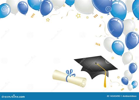 Graduation Balloons Blue Stock Illustrations – 732 Graduation Balloons ...