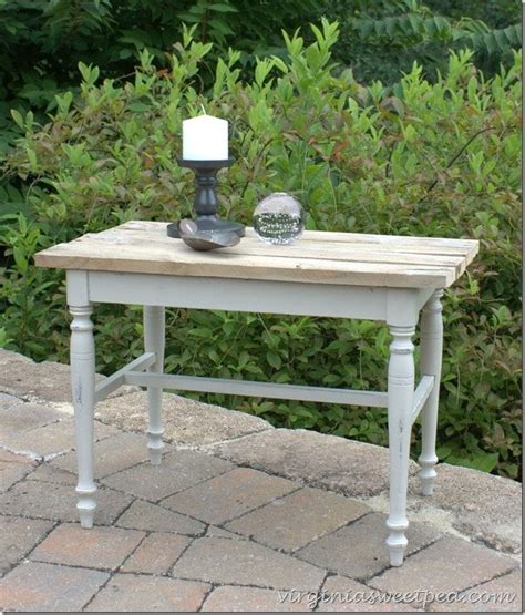 DIY Industrial Table (Vanity Bench Makeover) | Industrial table, Table ...