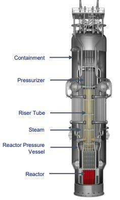 Schematic diagram of a NuScale Power Module™ which is an integrated ...