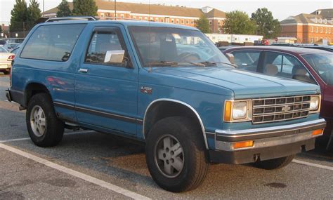 Chevrolet S-10 Blazer - Tractor & Construction Plant Wiki - The classic ...