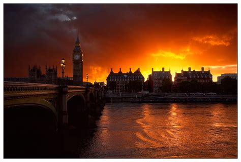 London sunset | London sunset, Westminster bridge, London