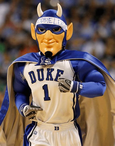 Duke University Blue Devils Mascot | Blue devil, Duke university ...