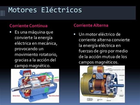 Cuadro comparativo de las caracteristicas de los motores electricos