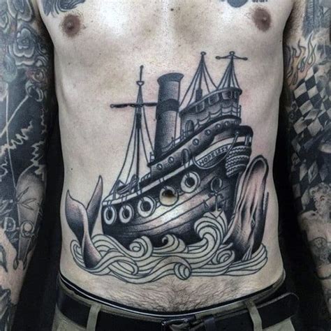 Top 100 Best Stomach Tattoos For Men - Masculine Ideas