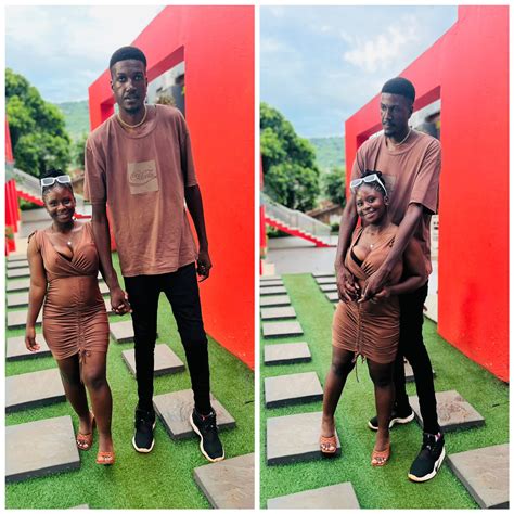 "Tallest man in South Africa" and his petite girlfriend celebrate their ...