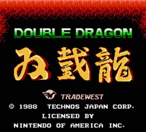 Game: Double Dragon [NES, 1988, Tradewest] - OC ReMix