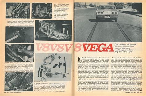 Vintage Tech: V8 Vega Swap