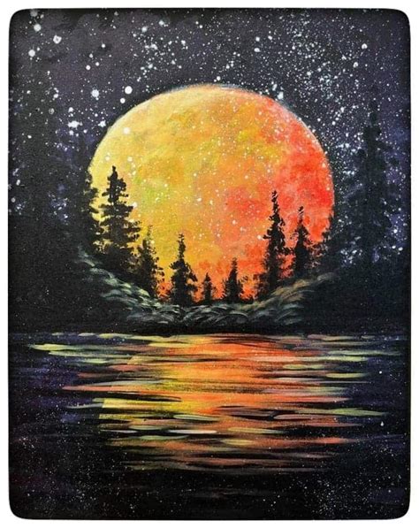 Harvest Moon | Paint and Vino