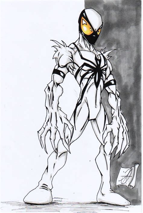 anti venom spiderman by darkartistdomain on DeviantArt