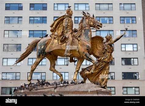 General Sherman Monument, 1903, equestrian statue, Grand Army Plaza ...