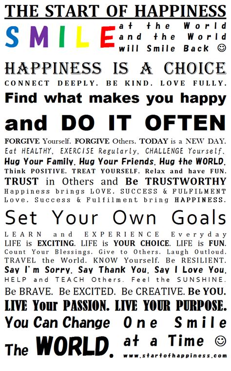 Happiness Manifesto - The Start of Happiness