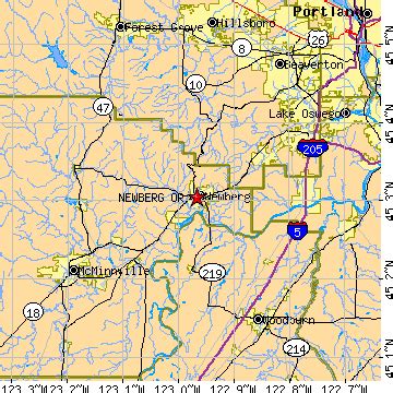 Newberg, Oregon (OR) ~ population data, races, housing & economy