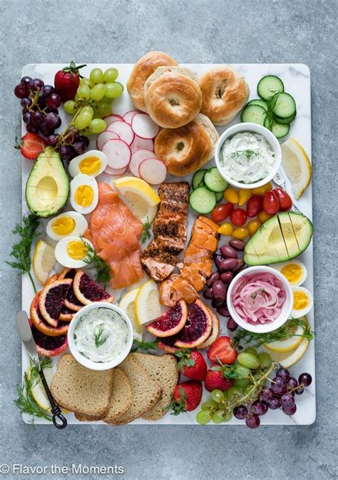 Smoked Salmon Breakfast Platter - Flavor the Moments