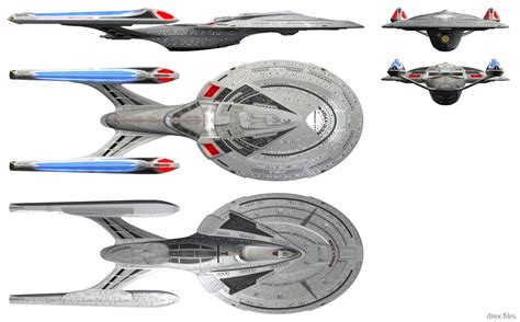 Starfleet ships — Sovereign-class Enterprise NCC-1701 E schematics...