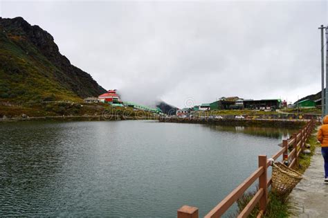 Landscape of Tsomgo Lake or Changu Lake at East Sikkim Stock Image ...