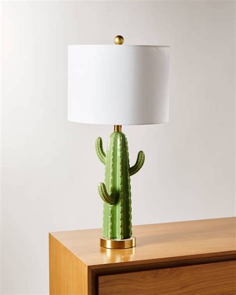 LT213 West Cactus Table Lamp Prop Rental - ACME Brooklyn