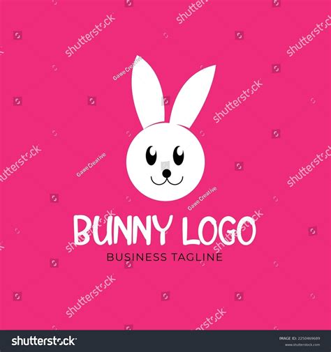 Cute Bunny Logo Design Concept Stock Vector (Royalty Free) 2250469689 | Shutterstock