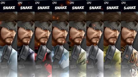 Super Smash Bros. Ultimate - Snake Frenzy (CPU Level 9) - YouTube
