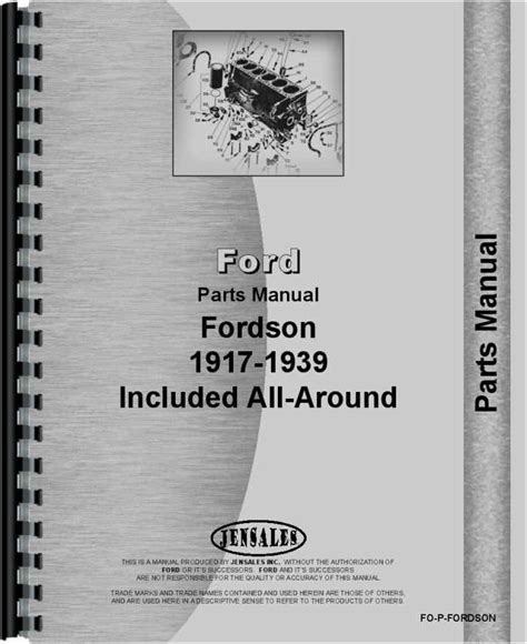 Ford Fordson Tractor Parts Manual