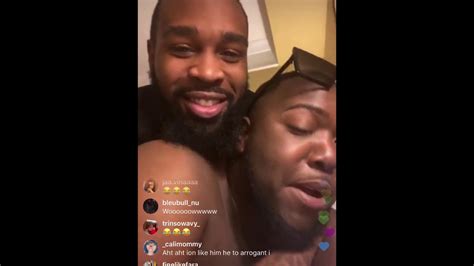 Saucy Santana Streams Live With His Bae Kha Lavene - YouTube