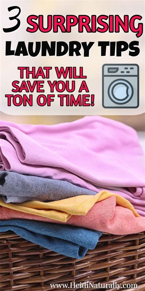 Find out the 3 surprising laundry tips that will save you a ton of time ...