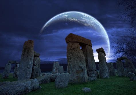 Stonehenge Moon 2 by 5tormwatch on DeviantArt