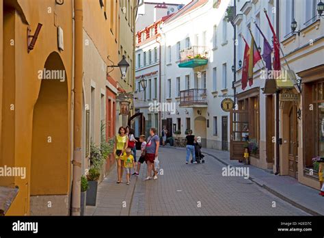 The old town of Vilnius Stock Photo - Alamy