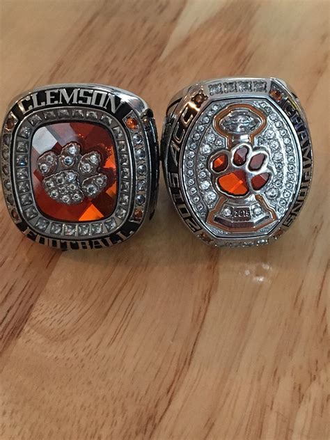 2015 Clemson Tigers National Championship Ring | Clemson ring, Clemson, Rings