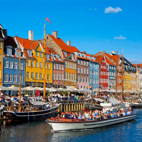 Nyhavn Canal Cruise Boats Wall Art | Photography