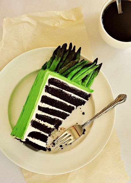 Asparagus Cake Slice | Sweet tooth, Food and drink, Chocolate cake recipe