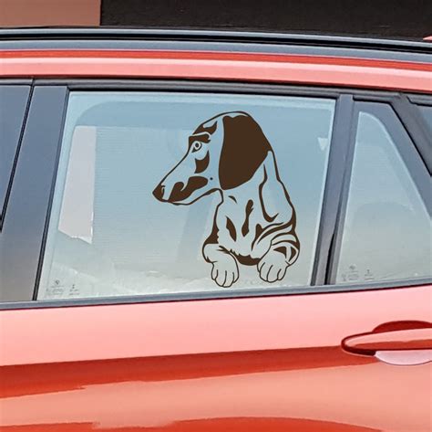 Car Window Decal Dachshund Dog Decals Paws Vinyl by BestDecals