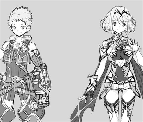 Rex & Pyra Art - Xenoblade Chronicles 2 Art Gallery