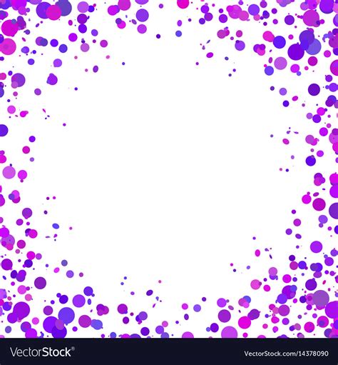 Abstract background with falling purple confetti Vector Image