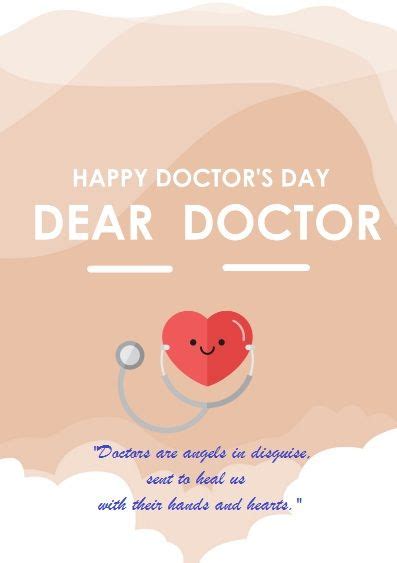 Creative Doctor's Day Quote Templates