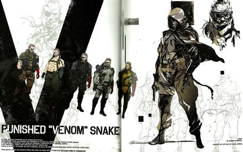 Venom Snake Concept Art - Yoji Shinkawa 2015 | Metal gear solid, Metal ...