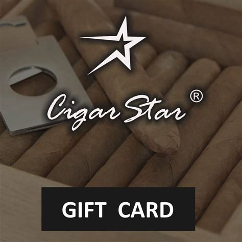 Cigar GIFT CARDS | Cigar Humidors shipped from Canada