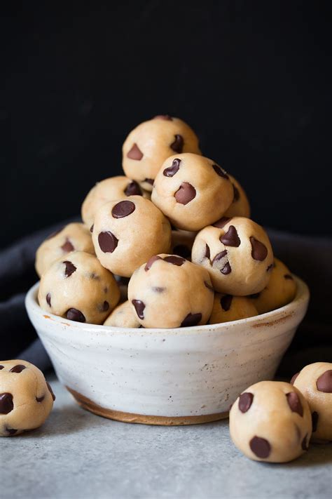 Chocolate Chip Cookie Dough Bites - Cooking Classy