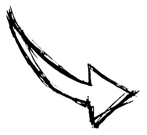 Hand Drawn Arrows PNG Image Transparent | OnlyGFX.com