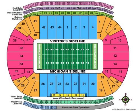 U Of Michigan Football Stadium Seating Chart Stadium Seating Question 525-430 Of New U Of Mic ...