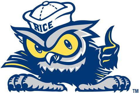 Rice Owls Mascot Logo - NCAA Division I (n-r) (NCAA n-r) - Chris ...