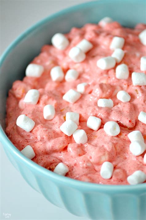 Cherry Jello Marshmallow Salad Recipe - Finding Zest