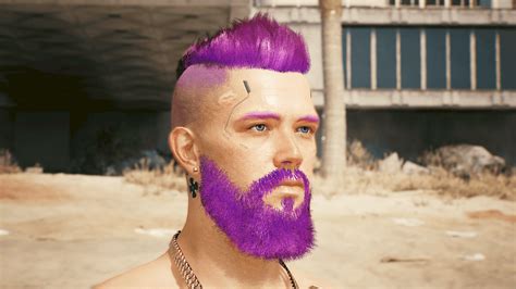 Bullet Scar - for V's head. (tattoo replacer) - Cyberpunk 2077 Mod