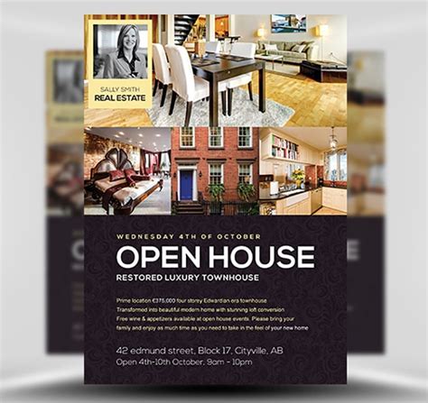 Open House Flyer Template - FlyerHeroes