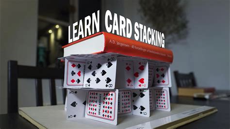 Learn How To Stack Playing Cards! (The Correct Way) - YouTube