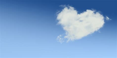 Heart shaped cloud HD wallpaper | Wallpaper Flare