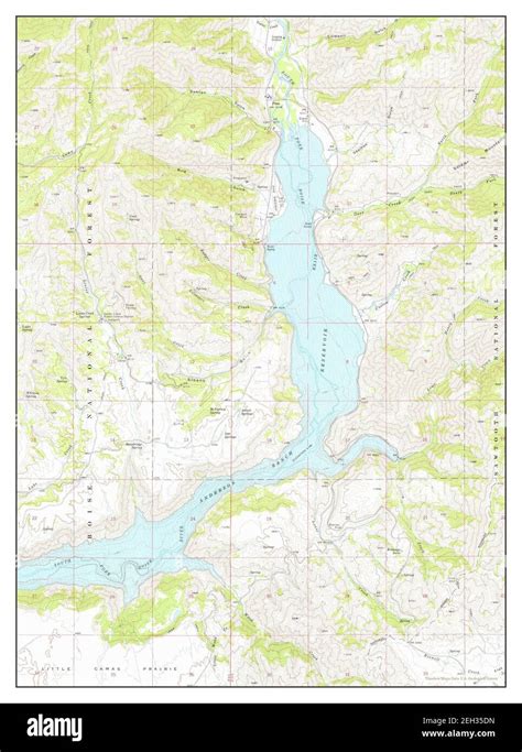 Pine, Idaho, map 1973, 1:24000, United States of America by Timeless Maps, data U.S. Geological ...