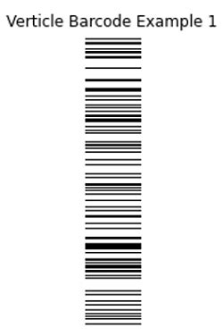 Vertical Barcode Clip Art