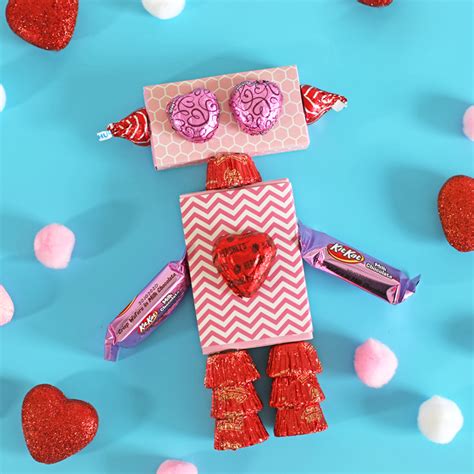 Candy Robot Valentine