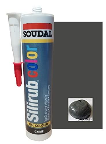 Buy Dark Grey Colour Premium Silicone Sealant Silirub 2, Suitable for Internal and External ...